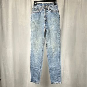Vintage Levi’s 512 Slim Tapered Leg Denim Jeans.